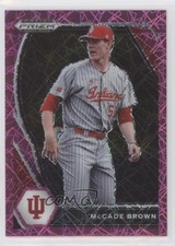 2021 Panini Prizm Draft Picks Pink Velocity Prizm McCade Brown #PDP79 0q3