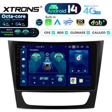 Android14 Autoradio Xtrons 4+64GB 8Core GPS  Mercedes-Benz W211 E200 E220++