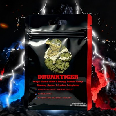 Magic Herbal Man's Energy Tablet Candy, Premium Kräuterextrakt Ergänzung