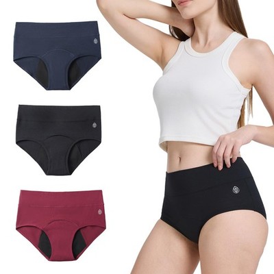 Leak Proof Period Underwear for Women, Women's High Absorbency Cotton Period ...
