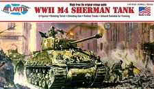 Atlantis Models 1/48 WWII M4 Sherman Tank A317