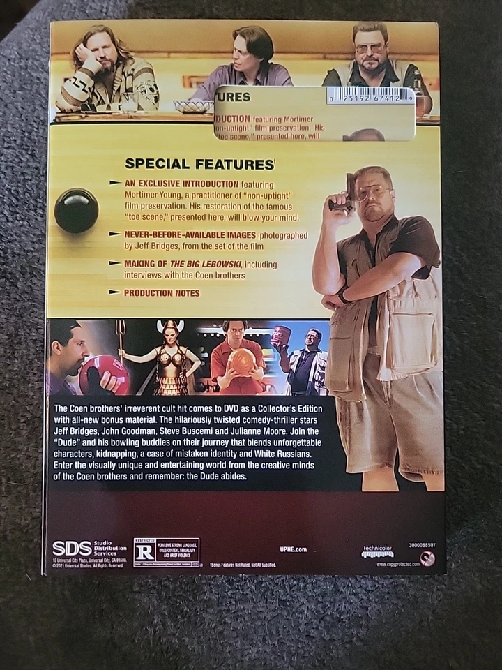 NEW Big Lebowski (DVD, 2005) w/Slipcover - Image 2 of 4