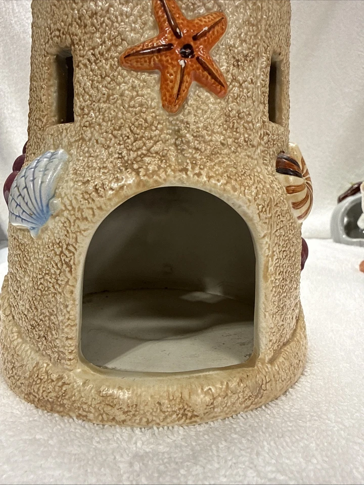 Yankee Candle Cerámica Castillo de Arena Cera Calentador Temático con Conchas de Mar y Tema de Playa Foto 4 de 4