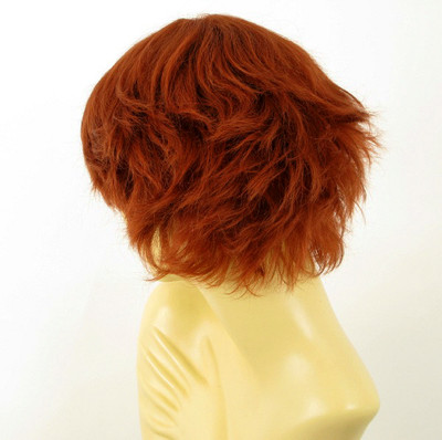 Perruque Femme 100% Cheveux Naturels Courte - Couleur Cuivré Intense (réf SHINA 130) - Neuf Avec étiquettes