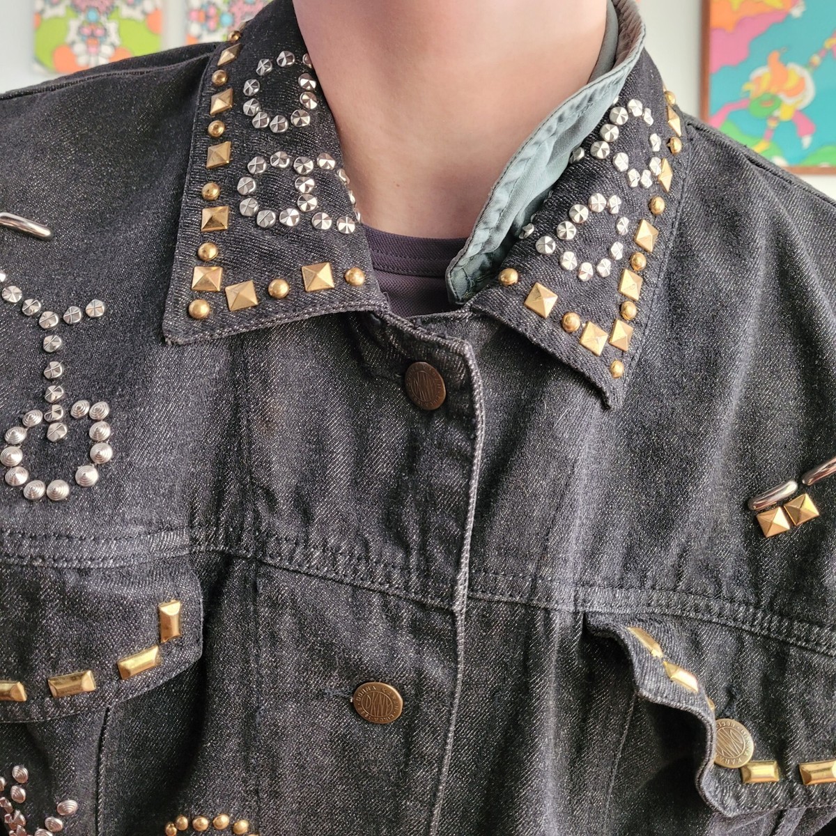 希少品✨ DENIM&CO ヴィンテージ　ジャケット　90s 花柄　刺繍　XL KITH Ellis Denim Jacket 花柄 刺繍 デニムジャケット - メルカリ