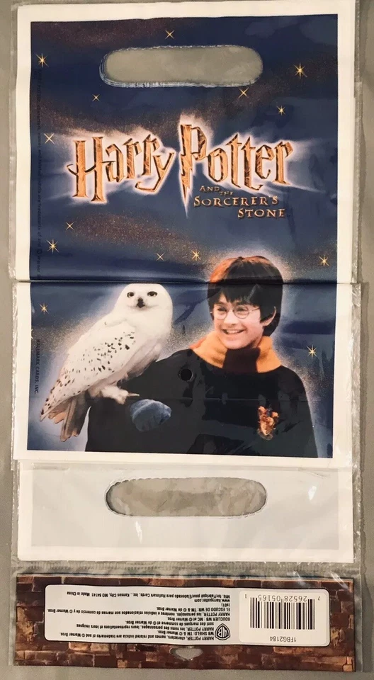 Sacos de festa Harry Potter & the Sorcerer’s Stone (8) 2001 frete grátis. - Imagem 4 de 4