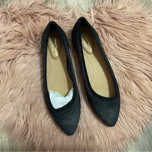 Hush Puppies Black Shimmer Flats Size 7 ROTHYS INSPIRATION - Picture 2 of 8