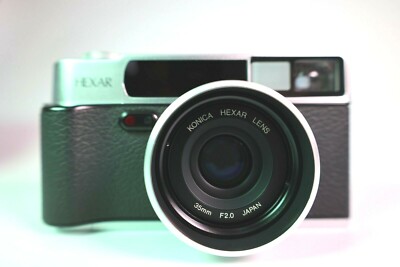 Konica Hexar Silver AF Point & Shoot Camera in Box | eBay