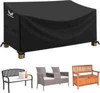 Gartenbank SchutzhüLle 600D Oxford 134X66X63/89Cm Wasserdicht Uv-BestäNdig
