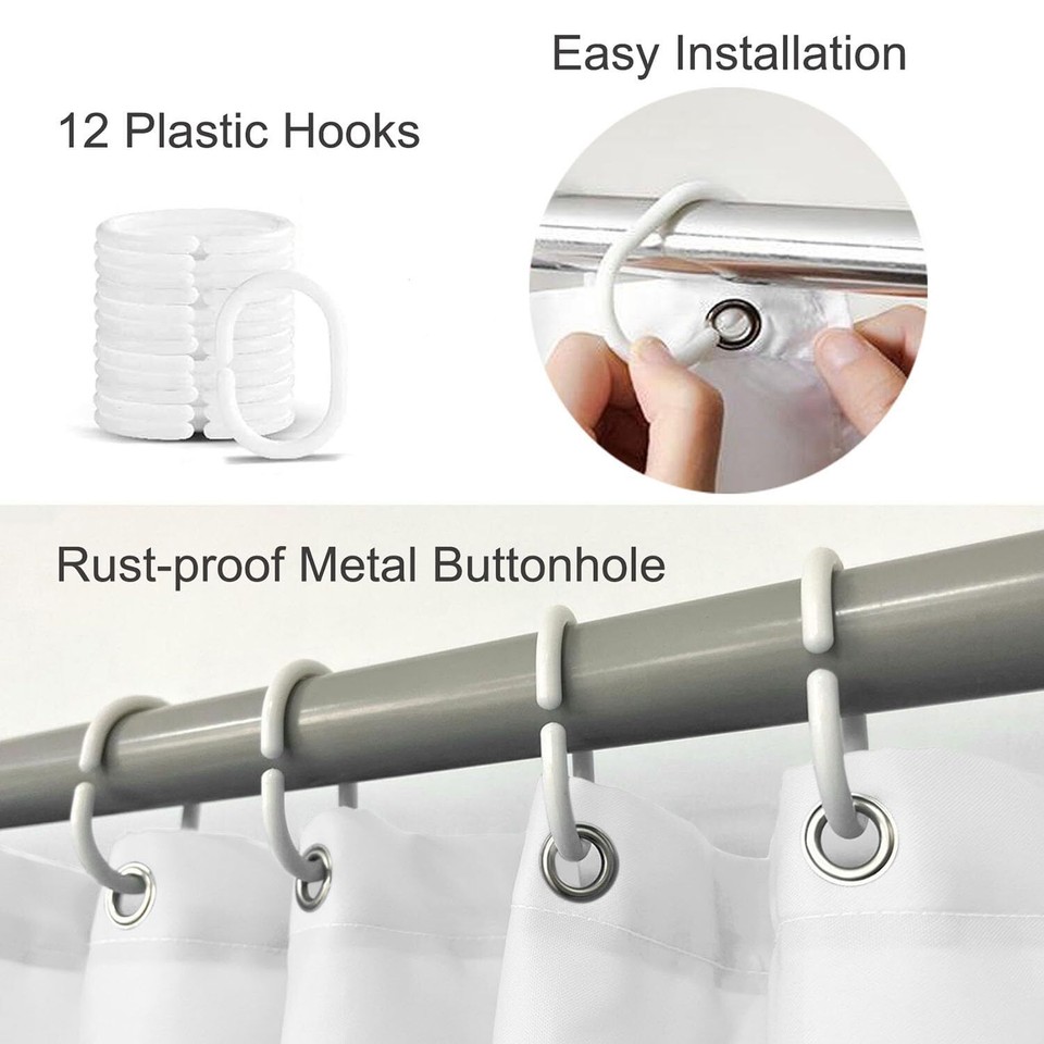 Watercolor Green Gold Shower Curtains Bathroom Curtain Waterproof with