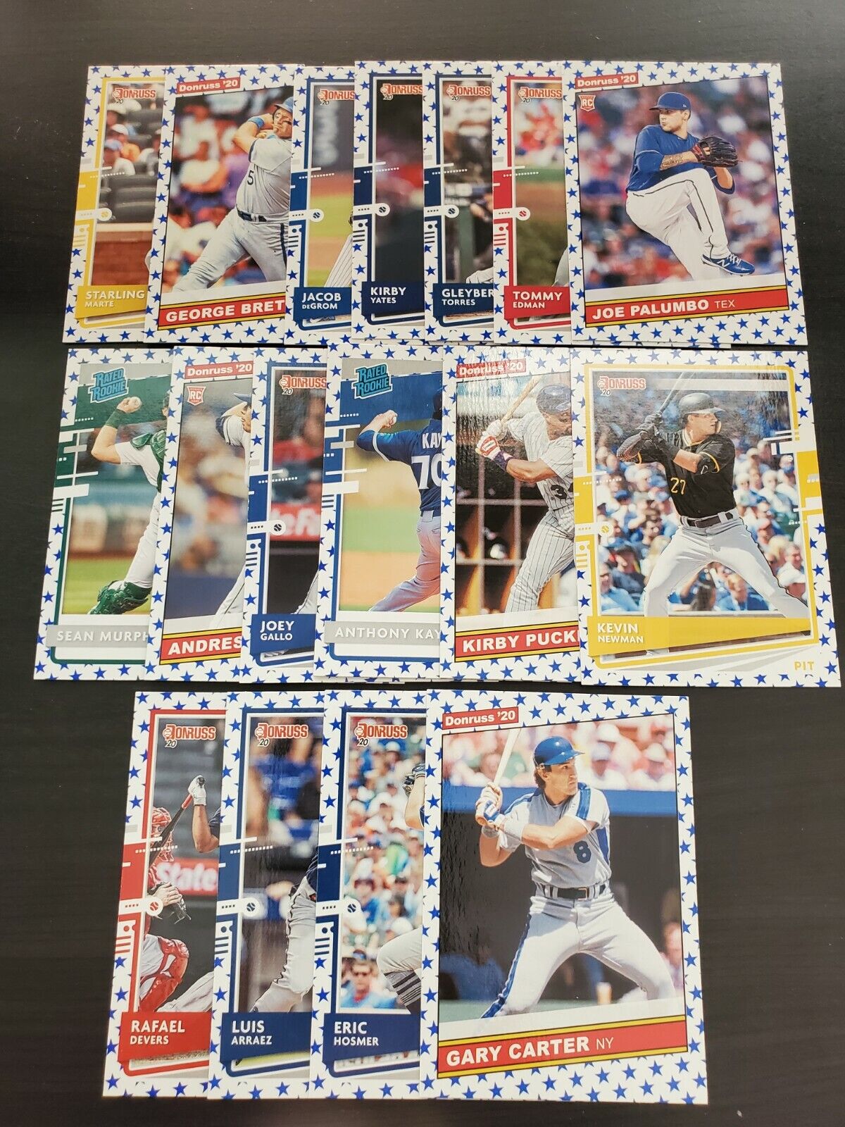 2020 Donruss Gary Carter Blue Star Independence Day Emoji. DEAL.