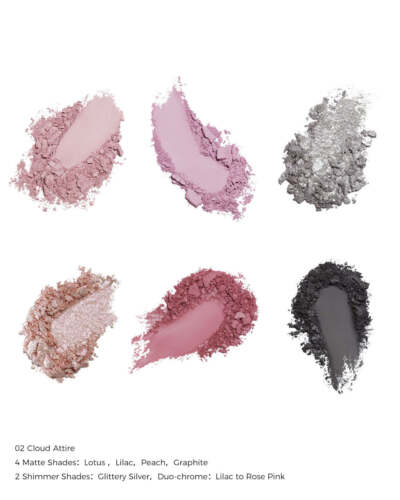 Flower Knows Butterfly Cloud Collar Embossed Six-Color Makeup Palette - Picture 4 of 10