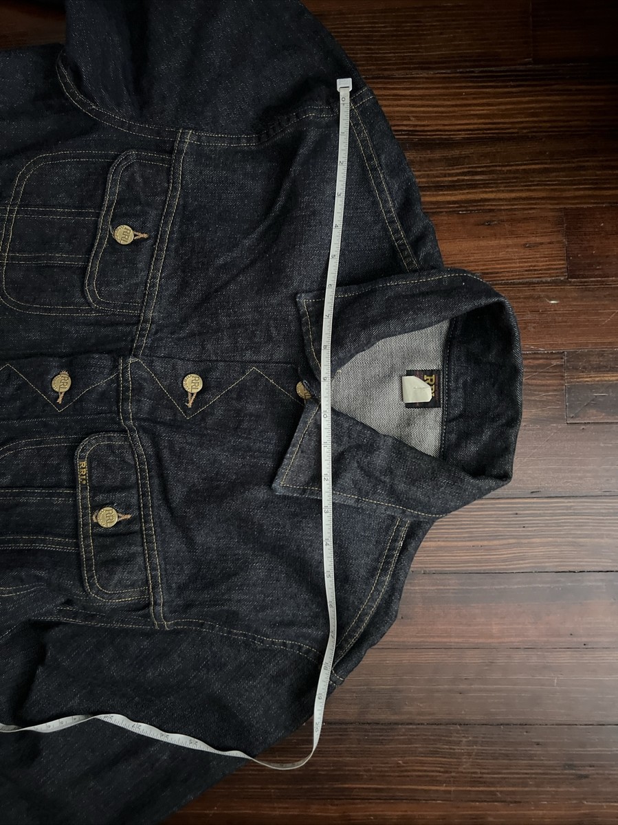 RRL Ralph Lauren Denim Cowboy 271-J Denim Jacket Mens Size RRL Ralph Lauren Denim Cowboy 271-J Denim Jacket Mens Size