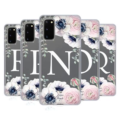NATURE MAGICK WASSERFARBEN BLUMEN MONOGRAMM 2 GEL HANDYHÜLLE SAMSUNG HANDYS 1