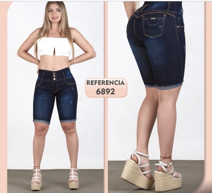 Pantalones Cortos Colombianos Levanta Cola FOOVERS JEANS PUSH UP LIFT TAIL