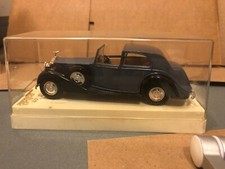 1/43 VINTAGE SOLIDO #4071 1939 ROLLS ROYCE COUPE BLUE AND BLACK