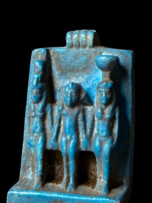 Mini Dreiklang Göttin Isis und Gott Horus und Göttin Nephthys aus Porzellan