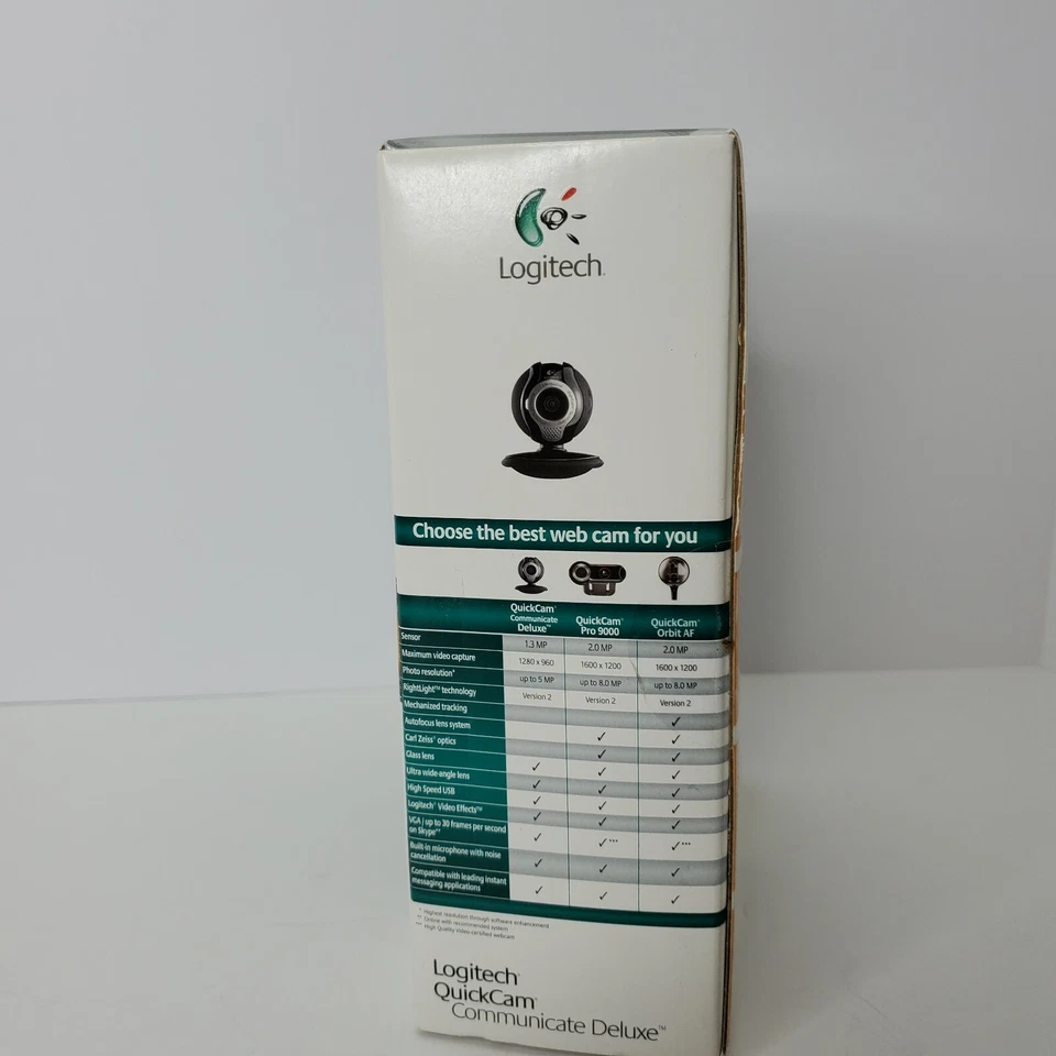 Logitech Quickcam Communicate Deluxe S 7500 Computer Webcam & Mic - Image 2 of 4