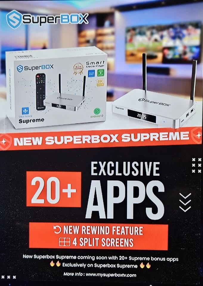 New 2025 SuperBox Supreme Limited Supply Not The Ultra Max Pro - Image 4 of 4