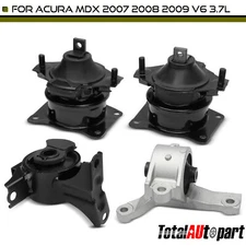 4x Engine Motor & Auto Transmission Mount for Acura MDX 2007 2008 2009 V6 3.7L