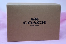 NEW Coach Gift Small Box for Wallet Belt Wristle 6.5" x 4.5" x 2" + Tissue Paper