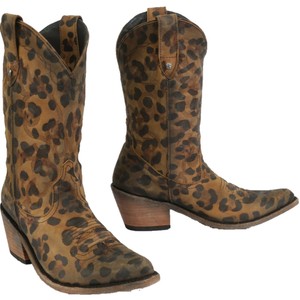 liberty black cheetah boots