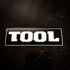 Tool Old Logo 4 x 1" Waterproof Vinyl Sticker Decal [💪 HQ Durability!] Metal