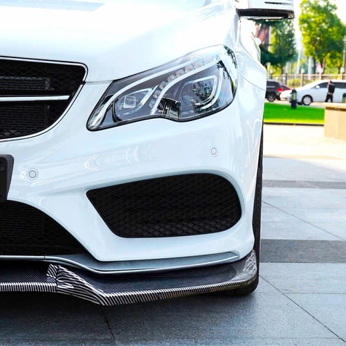Mercedes E Klasse Coupe W207 C207 AMG Line Frontlippe Splitter Glanz Schwarz 2013-16 - Bild 11 von 11