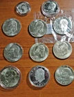 40% Silver 9 ikes, one half and one quarter