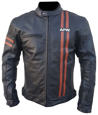 Giacca Giubbotto Moto Pelle Uomo Protezioni CE S M L XL XXL 3XL