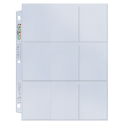 Ultra PRO 10x Silver Series 9-Pocket Pages Seiten Sammel-Karten Pokemon Album