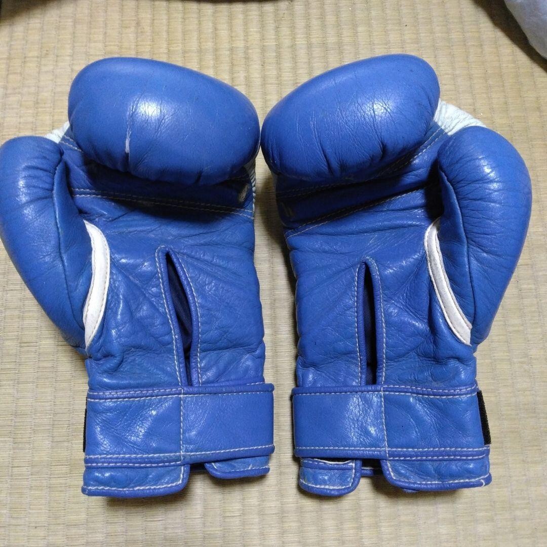 Winning Old Amateur Boxing Gloves 12oz Blue JABF approved