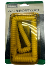 Vintage Master Electrician 486787 Ivory Modular 25 ft Handset Cord