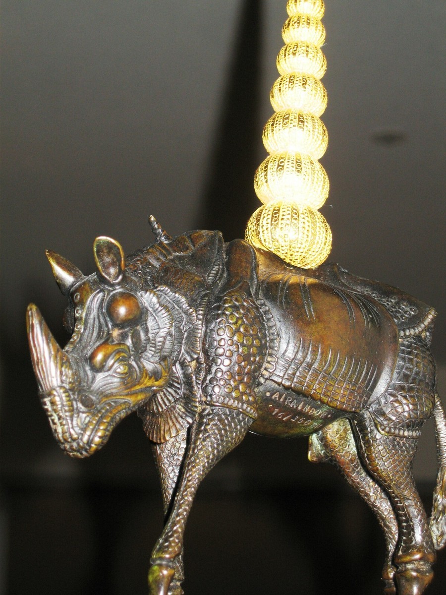 Salvador Dali, Rhinoceros Cosmique, Bronze Sculpture | eBay