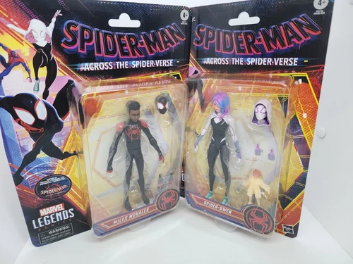 Marvel Legends into the Spider Verso Miles Morales $ Gwen