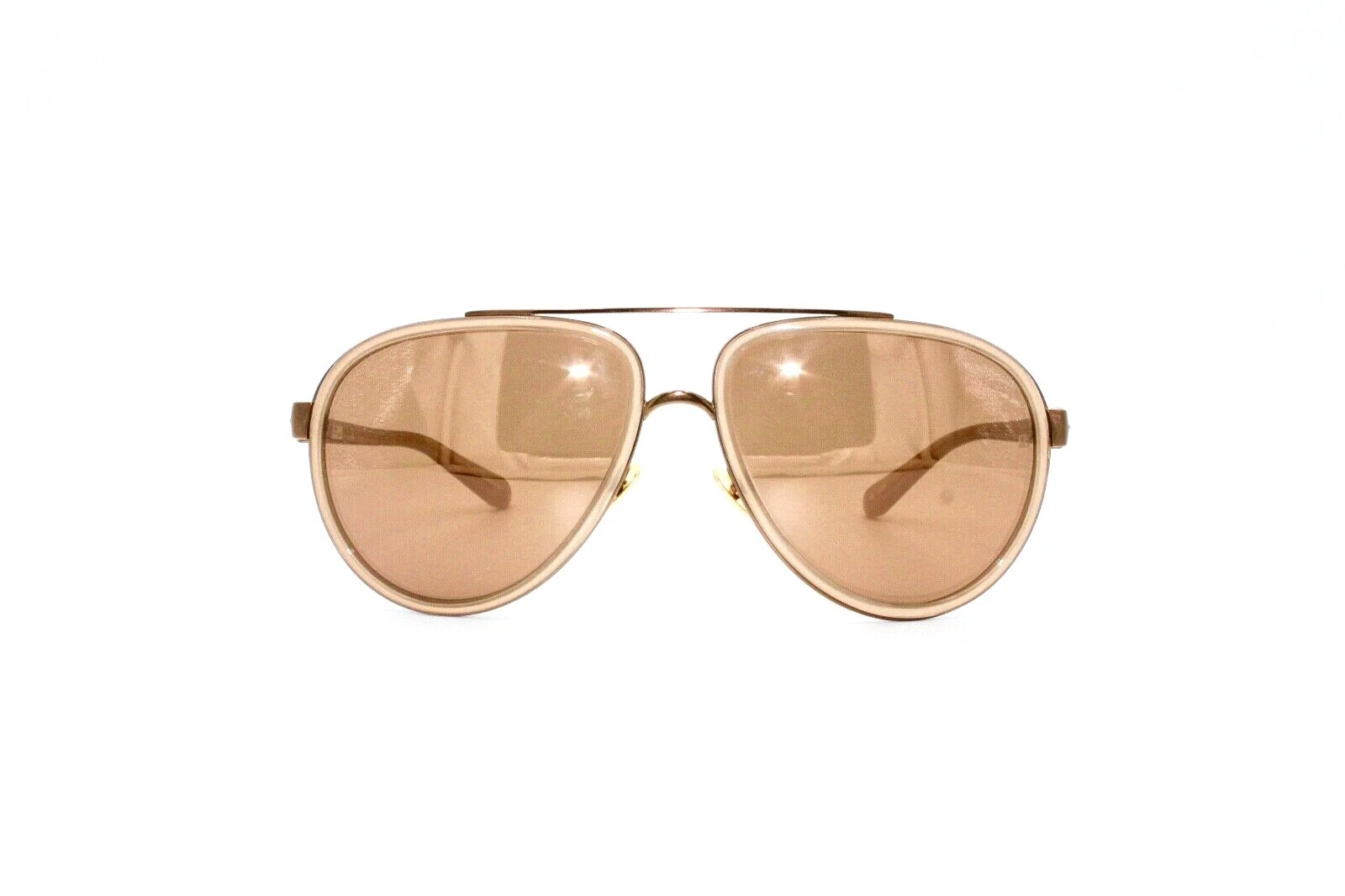 Linda Farrow Sunglasses New Aviator Bronze G Mirror LFL/165/18 61 17 130