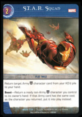 VS System: S.T.A.R. Squad [Played] Marvel Universe TCG CCG Classic Marvel DC DH 