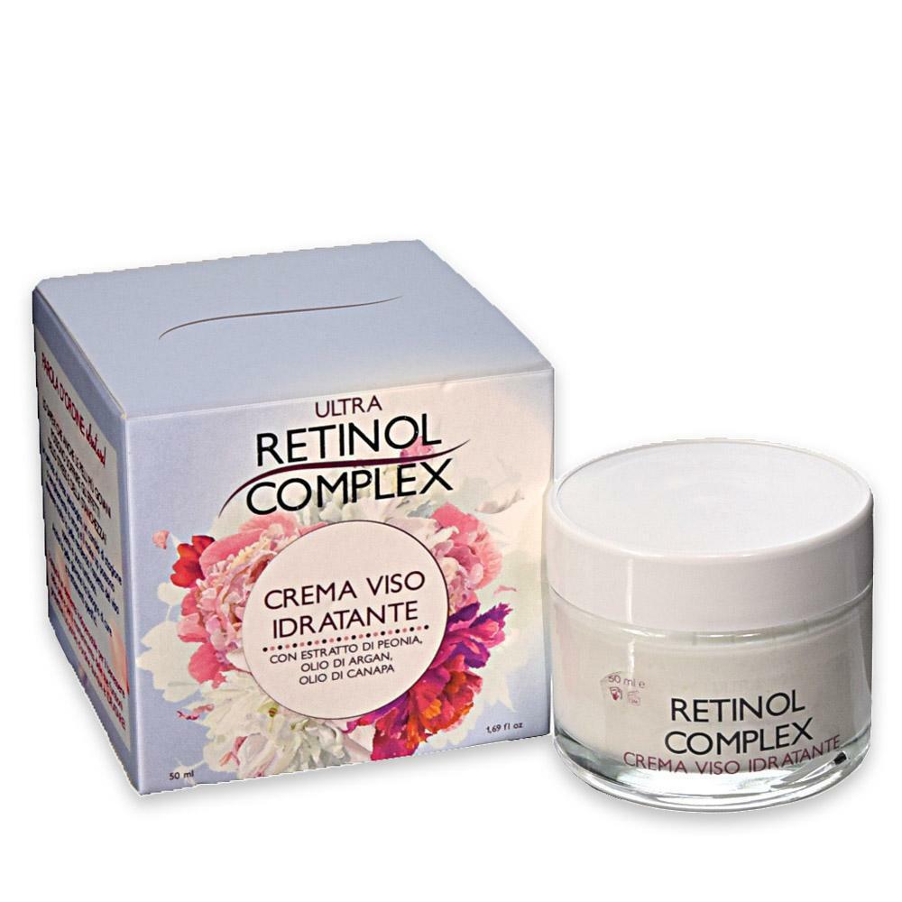 Retinol Complex Crema Viso Pelli Giovani 50ml Argan Idratante Illuminante - Immagine 2