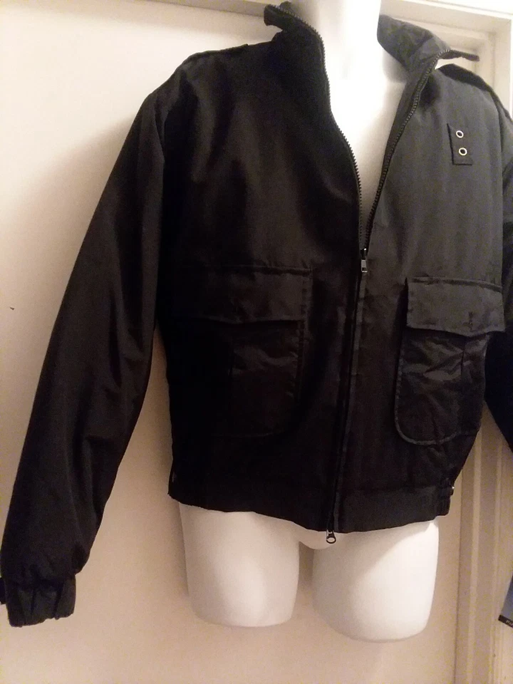 NUEVO CON ETIQUETAS Para hombres M Negro ROTHCO 7665 Chaqueta de Trabajo Forro Extraíble Equipo de Seguridad Pública P* Foto 3 de 4