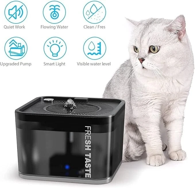 Katzenbrunnen, 2,5 l Haustier-Trinkbrunnen