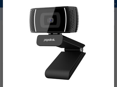 New HD Webcam 720P Black Streaming, Work, Conference Video