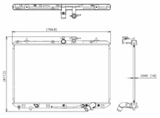 Radiator DENSO 221-3149