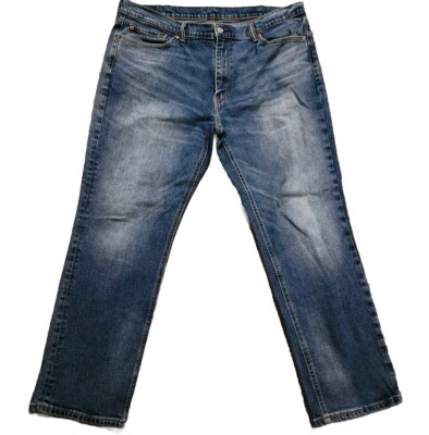 Levis 541 Jeans Men's 38x30 Athletic Taper Light Wash Blue Stretch