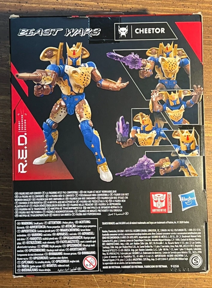 Transformers Beast Wars R.E.D. Cheetor Walmart Exclusive - Image 2 of 4