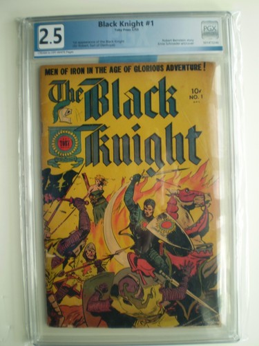 The Black Knight #1  Tobey Press 1953 PGX 2.5 First Appearance of the black knig