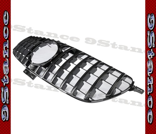 FOR 2016 2017 2018 BZ GLE W166 SUV USE GLOSS BLACK GRILLE GT STRAIGHT STYLE - Bild 3 von 4
