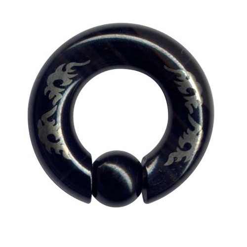 PIERCING SEPTUM TRAGUS HELIX LIPPE NASE AUGENBRAUE OHR INTIM SERIE BLACK LINE - Bild 16 von 19