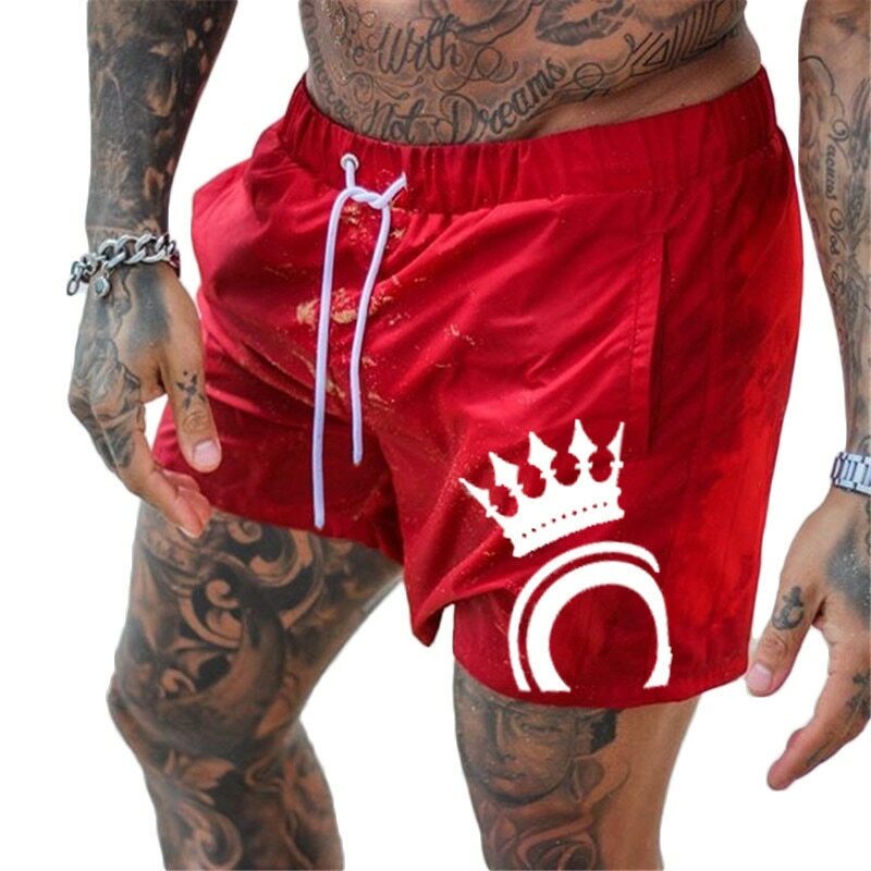 Pantalones Cortos Deportivos Para Hombre Traje De Baño Gimnasio Casual De Verano