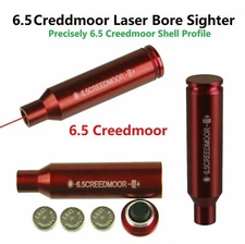 6.5 Creedmoor Red Laser Bore Sight, Sighter, Boresighter Aluminum Free Shipping