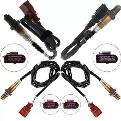 Set 4 Upper+Lower Oxygen Sensor For 2013-2018 Audi A8 Quattro S6 S7 S8 RS7 4.0L - Picture 3 of 11